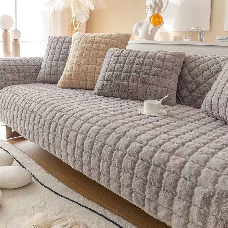 Luxuriöser Komfort: Neuer Plüsch-verdickter, rutschfester Sofaüberzug